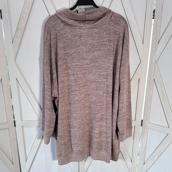 Torrid Super Soft Plush Cowl Neck Long Sleeve Tunic Sweatshirt - Picture 4 of 7